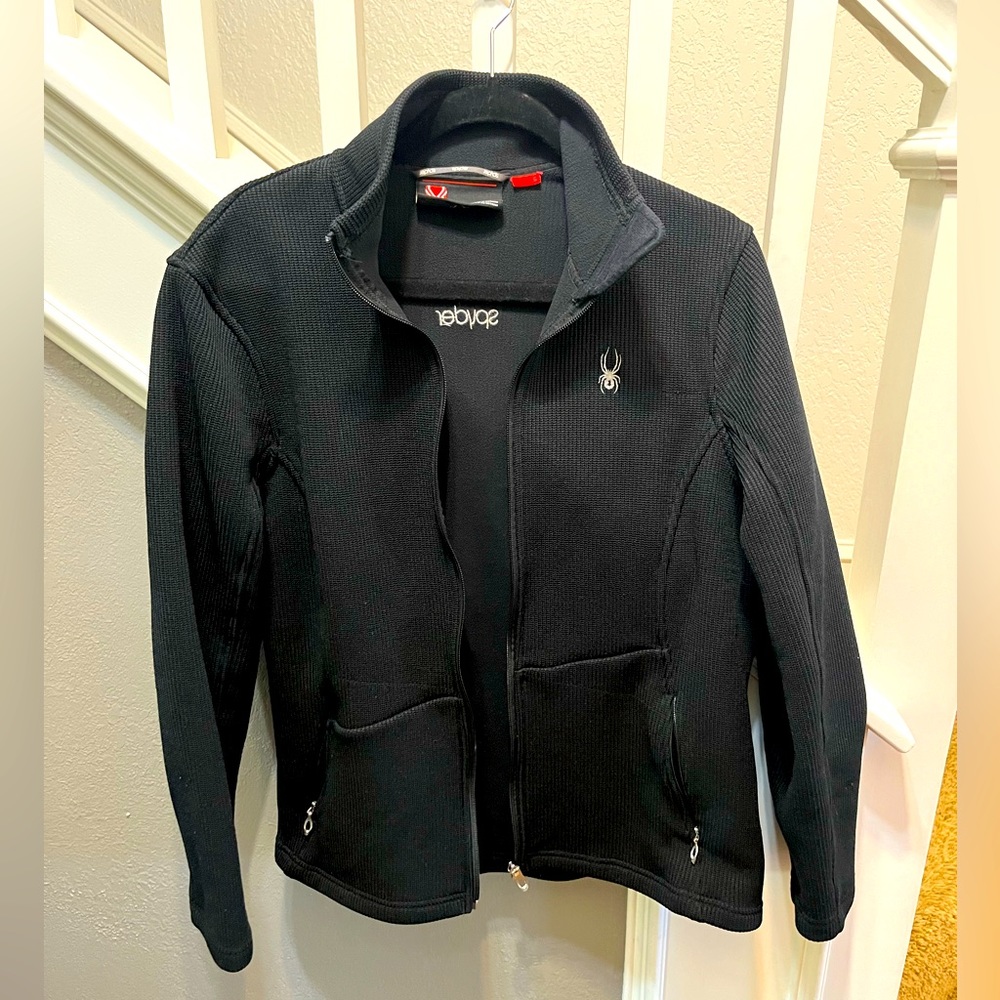 Spyder core sweater full zip knit jacket